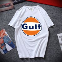 Gulf Solid Color Cotton Tshirt Dress 2022 Printed Adult Mens Tshirt Home Sports Trendy 100% cotton T-shirt