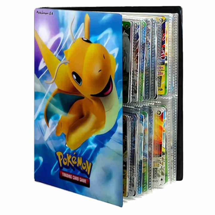 takara-tomy-240pcs-pokemon-cards-album-book-cool-cartoon-dragonite-binder-anime-game-card-gx-mega-collectors-folder-kid-toy-gift