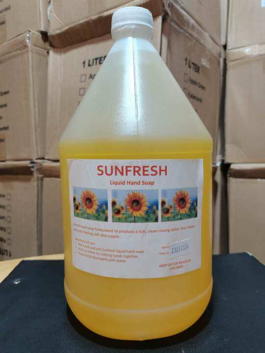 SUNFRESH Liquid Hand Soap, Gallon Lazada PH