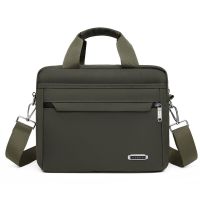 New Style Mens Horizontal Handbag Large-Capacity Outdoor Shoulder Bag Casual Fashion Business Messenger Commuter Bag