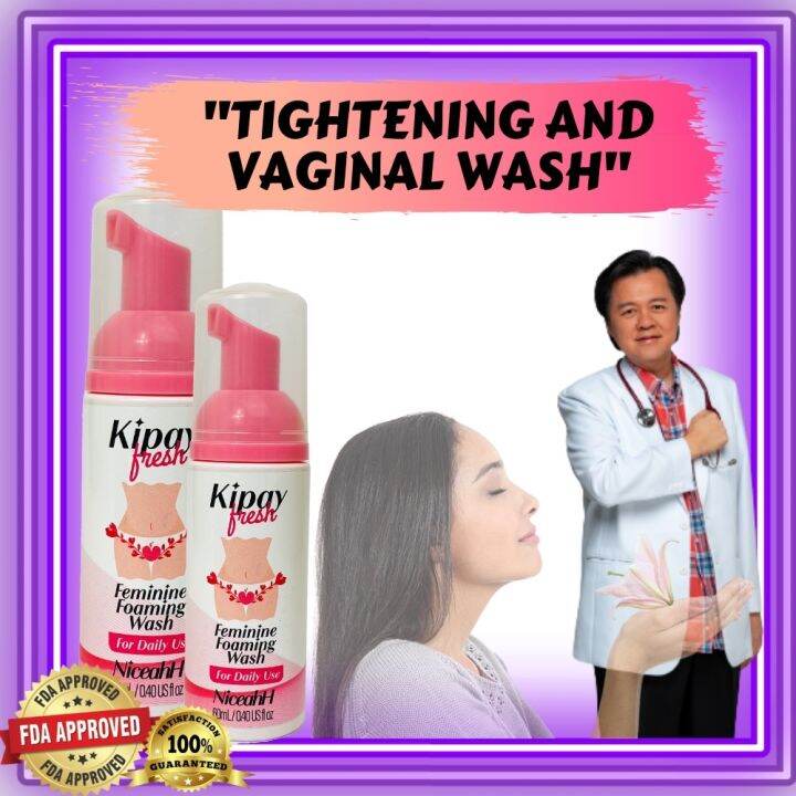niceahh kipay fresh feminine foaming wash tightening and whitening
