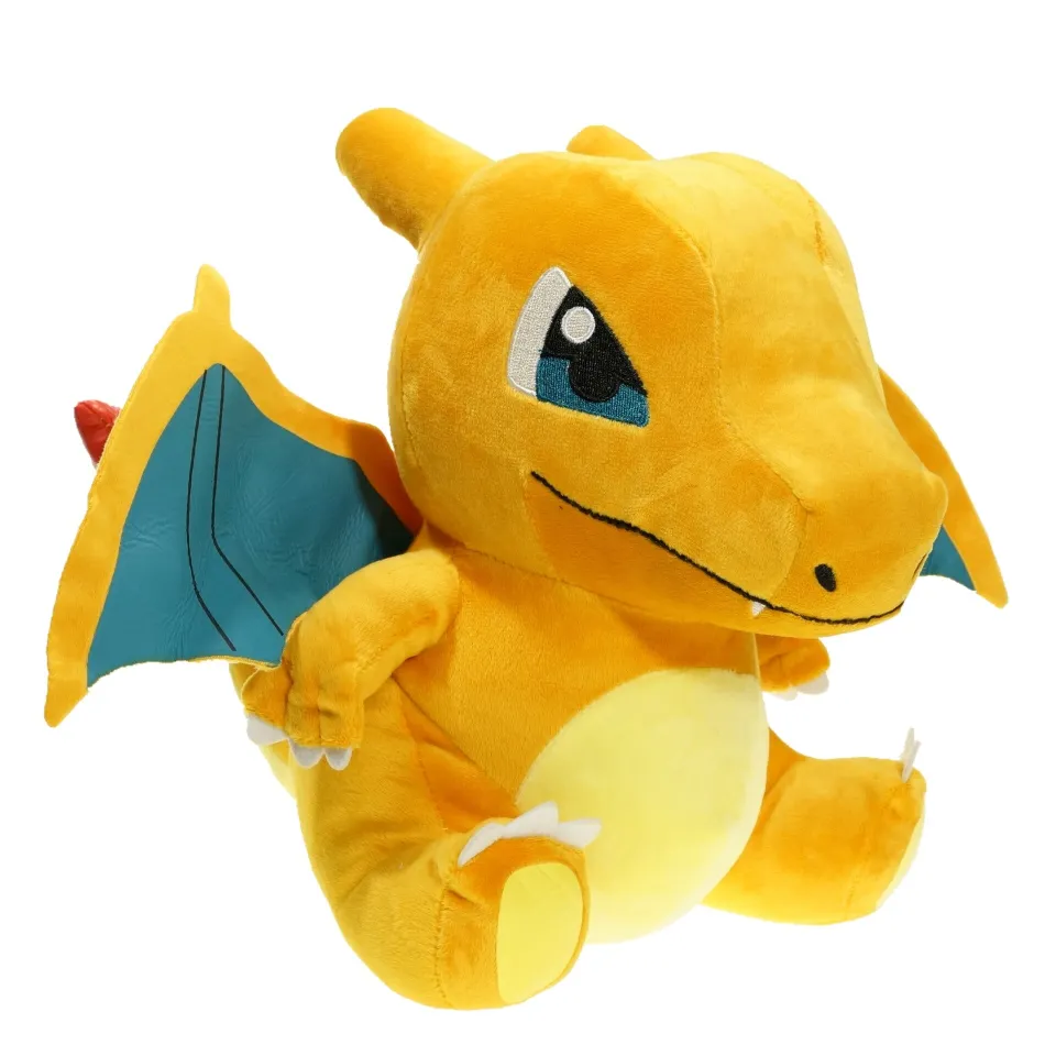 Kawaii Pokemon Mega Charizard Plush Toys Big Size Cartoon Anime Mega Charizard  Xy Fire Dragon Plush Doll Birthday Gift For Kids - Movies & Tv - AliExpress