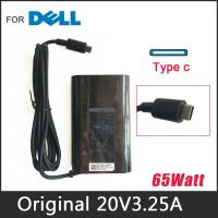 2022จัดส่งฟรีของแท้ Ac Adapter สำหรับ DELL 65W USB C Charger HA65NM190 MVPDV GJJYR แล็ปท็อปแหล่งจ่ายไฟ20V 3.25A