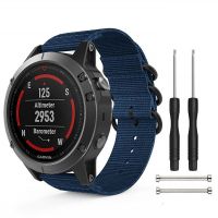 สำหรับ Garmin Fenix 6X Pro นาฬิกา Fenix 5X Plus 3HR Forerunner 945สายรัดข้อมือไนลอน Quick Release เข็มขัด