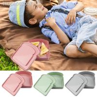 ✧✳ Sandwich Toast Shape Food Container Microwaveable Bread Box Sandwich Toast Box Kids Worker School Breakfast Lunch Bento Box