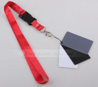 jfjg◙◕  Accessory Pocket-Size Digital Cards 18  Gray Card with Neck for Photography