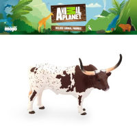 โมเดลสัตว์ลิขสิทธิ์ Animal Planet แท้ - Texas Longhorn Bull