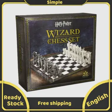  The Noble Collection Harry Potter Wizard Chess Set - 32  Detailed Playing Pieces - Officially Licensed Harry Potter Film Set Movie  Props Toys Gifts : Toys & Games
