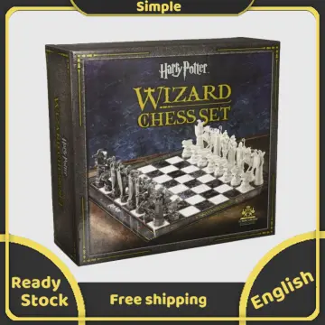 The Noble Collection Harry Potter Wizard Chess Set - 32 Detailed Playing  Pieces - Officially Licensed Harry Potter Film Set Movie Props Toys Gifts