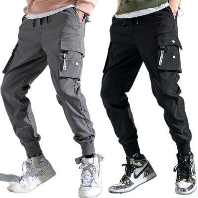 Thin Design Men Trousers Jogging Military Cargo Pants Casual Work Track Pants Summer Plus Size Joggers Mens Clothing Teachwear