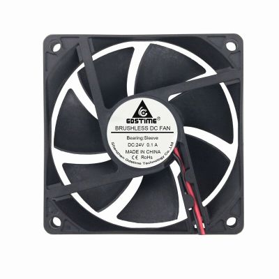 200 PCS LOT Gdstime 8020s Cooling Axial Fan 80mm 80x80x20mm 8cm DC 24V 2Pin Brushless PC CPU Computer Cooler Case Fan Cooling Fans