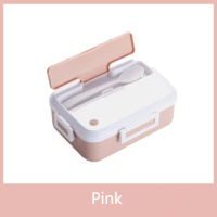 Microwave oven Lunch Box With Tableware Cup Leakproof Portable Food Container Office School Hiking Camping Kids Health Bento Box