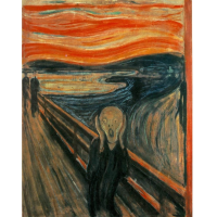 ภาพวาดสีน้ำมัน Expressionism วาดด้วยมือของ Scream โดย Edvard Mwch Modern Wall Art ตกแต่งบ้านผ้าใบจัดส่งฟรีงานศิลปะคุณภาพสูง0921