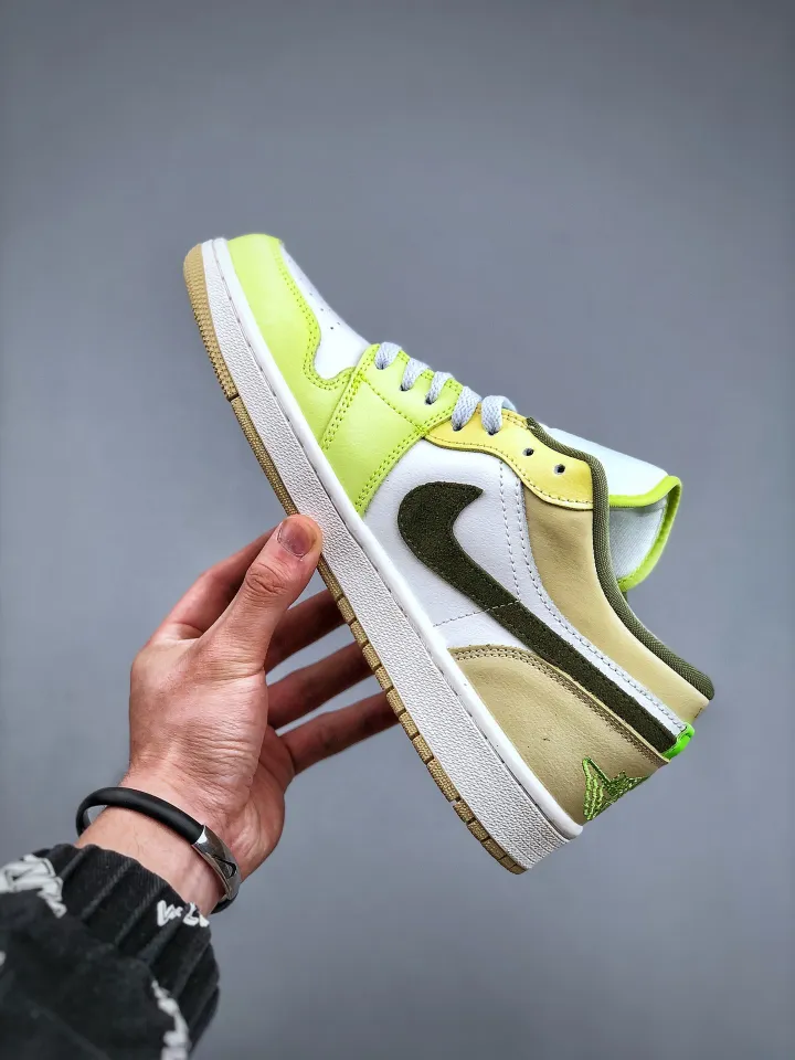 Air Jordan 1 Low Green/Yellow FD9906-131