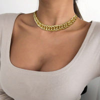 Fashion Retro Multilayer Lock Gold Necklace Personalized Clavicle Chain Pendant Women Jewelry Accessories