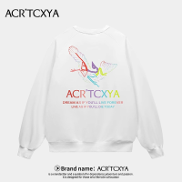 ACRTCA Toriya เสื้อสเวตเตอร์ผู้ชาย,เสื้อยืดแขนยาวผู้ชายตามสมัยนิยมฤดูใบไม้ร่วง