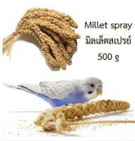 ช่อมิลเล็ต Millet Spray สีเหลืองสำหรับนก ขนาด 500g.[COD]