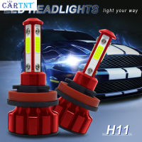 CarTnT 1คู่ไฟรถ H11 LED 9005 9006 HB3 HB4 H8หลอดไฟ LED สำหรับไฟหน้ารถหลอดไฟ H9 9012 HIR2หมอกโคมไฟ16000LM 36W 12V 6000K