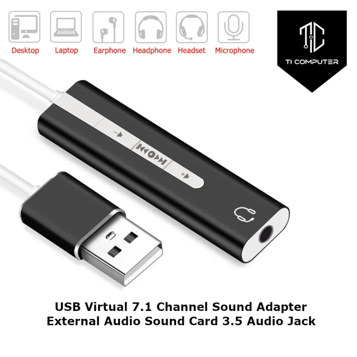 USB Virtual 7.1 Channel Sound Adapter