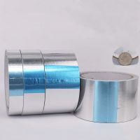 adhesive aluminum foil tin paper tape high temperature resistant sealed water-proof fire mending leakage prevention radiation Adhesives Tape