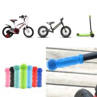 1Pair Rubber Grip Handle Bike Handlebar Grips Cover Anti-skid Bicycle Tricycle Skateboard Scooter For Child Kids Blue Red Handlebars