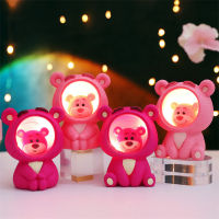 Internet Celebrity Mildew Bear Star Light Creative Home Decoration Small Night Lamp Girl Heart Decoration Childrens Birthday Gifts