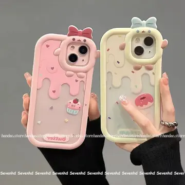 Kawaii Iphone Decoden Phone Case - Cookie Ice Cream Back Case - Iphone 14 -  13 - 12 - 11 - X - XS - XR - 8 - 7| Pro | Pro Max | iPhone Cover