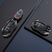 Alloy Key Case Cover For Jeep Grand Cherokee Renegade Compass Durango Charger Challenger Journey Durango Fiat 500X Chrysler 300