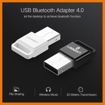 HOT!!ลดราคา Ugreen Wireless USB Bluetooth Adapter V4.0 (Black/White) ##ที่ชาร์จ แท็บเล็ต ไร้สาย เสียง หูฟัง เคส Airpodss ลำโพง Wireless Bluetooth โทรศัพท์ USB ปลั๊ก เมาท์ HDMI สายคอมพิวเตอร์