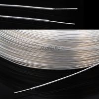 1M Silver Plated Solid PTFE F4 Wire High Purity OFC Copper Single Core Cable Hi-Fi Audio DIY 20/24/28/30 AWG