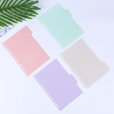4Pcsset B5 A5 A6 Binder Index Dividers Index Page for Loose-leaf Notebook Scrapbook Stationery Bookmark School Office Supplies