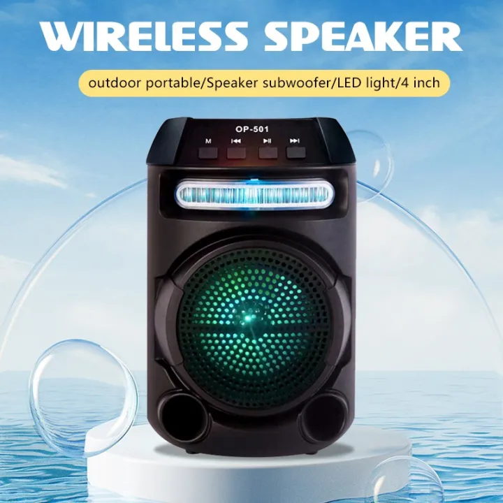 ♋【Philippine Delivery】Summer Camping Carnival Speaker Party Home New