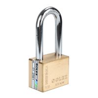 กุญแจลูกปืน SOLEX EXTRA PLUS L35 35 มม. SOLEX EXTRA PLUS L35 35MM PADLOCK Polish Brass