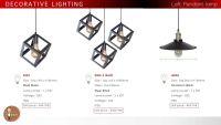 โคมไฟห้อย DECORATIVE LIGHTING Loft Pendant lamp (TSP)