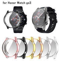 เคสป้องกันสำหรับ Huawei Honor Watch GS3กรอบนาฬิกาเคสนุ่มโลหะด้วยไฟฟ้า TPU เคสป้องกันรอบด้าน