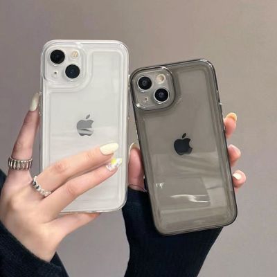 Luxury Transparent Shockproof Case For IPhone 14 12 13 11 Pro Max X XR XS Max 7 8 14 Plus SE 2020 2022 Clear Bumper Cover Funda