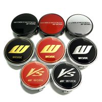 Style 4pcs 62mm work logo center cap cover rim hub cap 62mm/56mm  for work Wheel caps