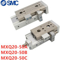 MXQ20L-50 MXQ20-50A MXQ20-50AS MXQ20-50AT MXQ20-50ใหม่ SMC ของแท้สไลด์คู่มือกระบอกนิวเมติก