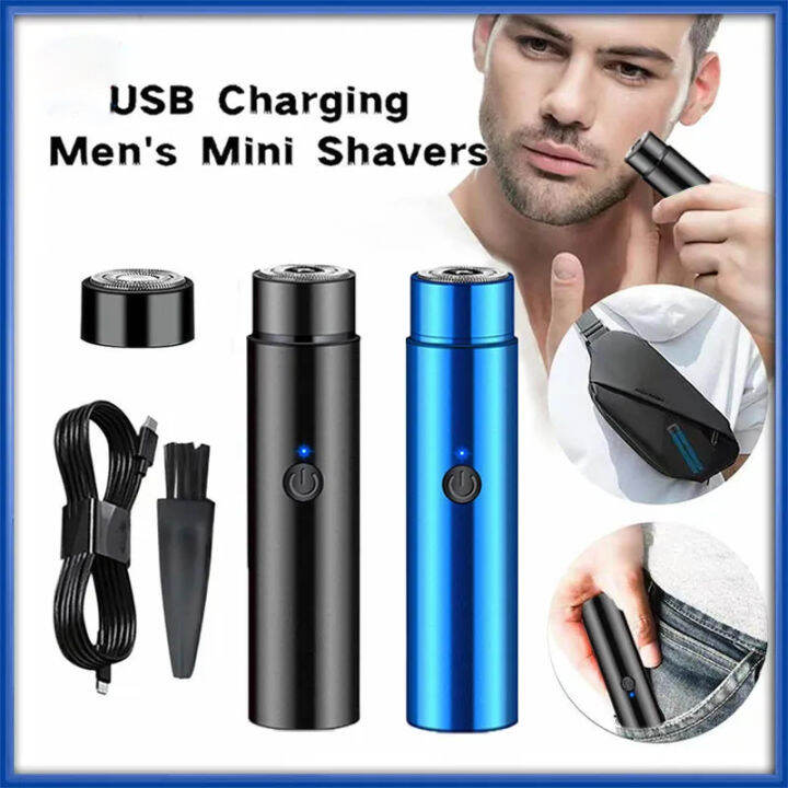 Mini USB Electric Shaver For Men Portable Razor Beard Knife USB ...