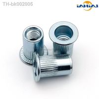 ♣ 10/20pcs M3 M4 M5 M6 M8 304 Stainless Steel Carbon Steel Aluminum Flat Head Blind Rivet Nut Insert Rivnut Nutsert for Screw Bolt