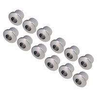 12Pieces Nickel Plating Guitar Tuner Conversion Bushings Adapter Ferrules Suit for Vintage Guitar Accessories