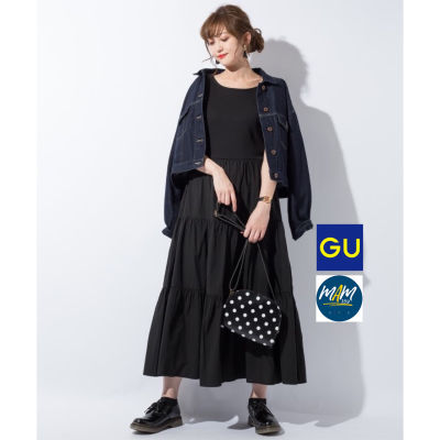 GU (จียู) เดรสยาว Maxi Dress  สภาพเหมือนใหม่