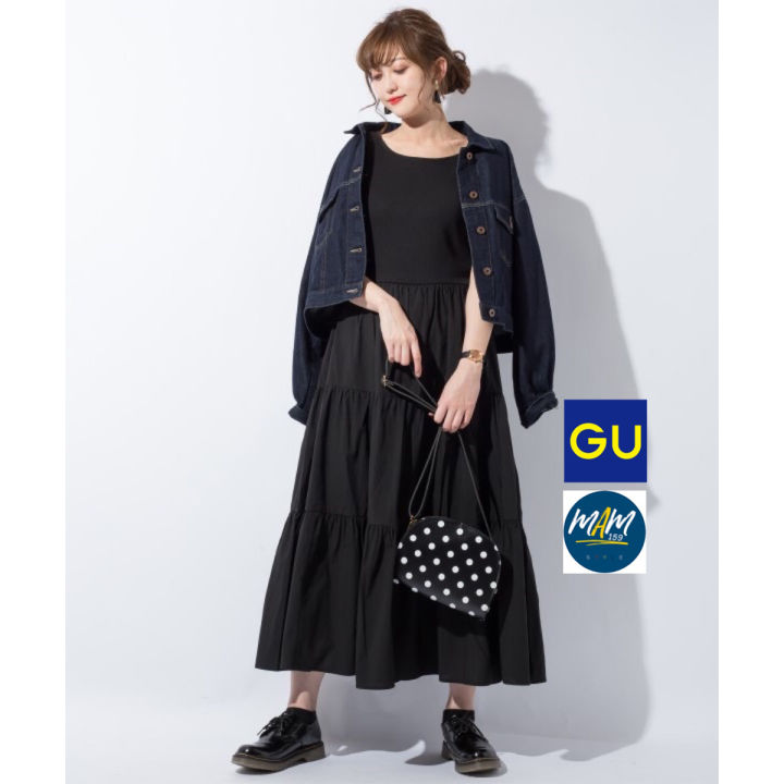 gu-จียู-เดรสยาว-maxi-dress-สภาพเหมือนใหม่