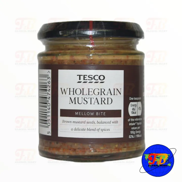 Tesco Wholegrain Mustard 180g Lazada PH