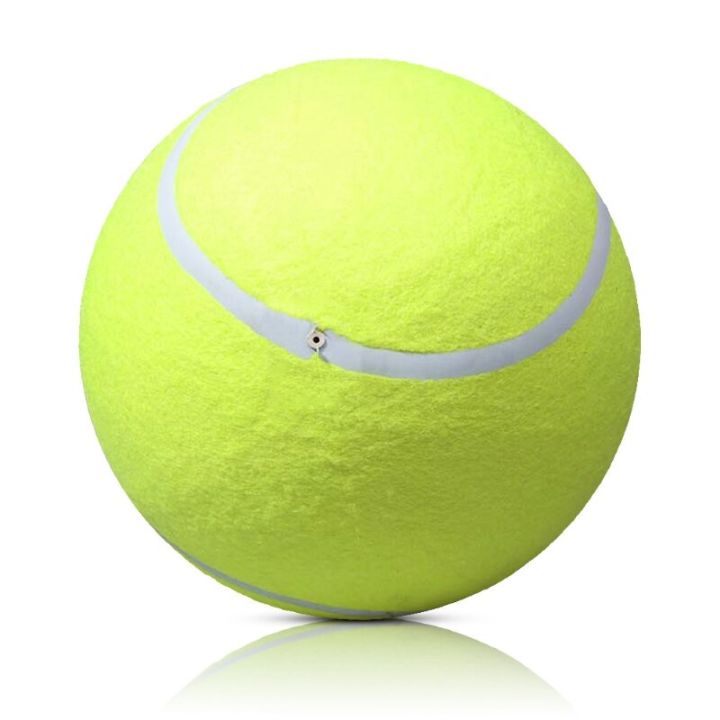 d0ja-ลูกเทนนิสยักษ์24ซม-ของเล่นสัตว์เลี้ยงลายเซ็นจัมโบ้ลูกเทนนิสขนาดใหญ่-yy-ร้านค้า