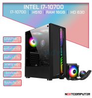 คอมเล่นเกม I7 10700 I RAM 16GB RGB I HD630 [SKU0182] PSU600W I M.2 256GB I ชุดน้ำ RGB