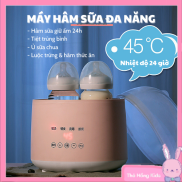 Máy hâm sữa tiệt trùng điện tử 2 bình siêu tốc đa chức năng