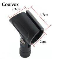 【Fast-selling】 Coolvox ที่หนีบพลาสติกแบบยืดหยุ่นคลิปไมโครโฟนพลาสติกเหมาะกับขนาดมาตรฐานไมโครโฟนสัมภาษณ์แบบมีสายสำหรับ ECM-995