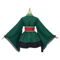 Roronoa Cosplay Costume Anime Halloween Outfits One Kimono Piece Robe Cloak Belt Full Suit Outfit For Woman Men