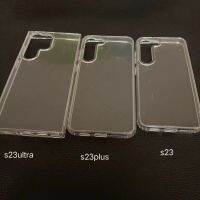 Nlwvx เหมาะสำหรับ Samsung S23เคสโทรศัพท์อะคริลิคด้านล่างแข็งและขอบนุ่มในหนึ่ง (พีซี + เคสโทรศัพท์ทีพียูใส)